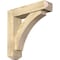 Ekena Millwork Thorton Craftsman Rough Sawn Bracket w/ Offset Brace, Douglas Fir, 6"W x 24"D x 24"H BKT0604X24X24THR04RDF - alternate 1